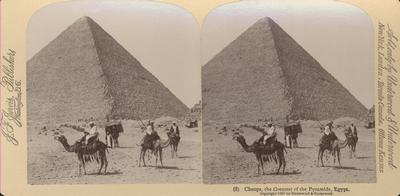 Cheops, the Greatest of the Pyramids, Egypt.