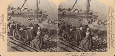 Water Carriers at the Nile, Bulak, Egypt.