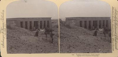 Ancient Temple of Denderah, Upper Egypt.