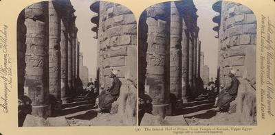 The famous Hall of Pillars, Great Temple of Karnak, Upper Egypt.