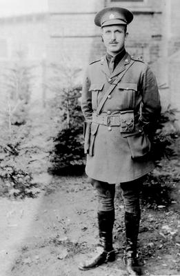 Kenneth Dean Marlatt joined the 9th Mississauga Horse during the First World War. He went overseas in France with the 4th Battalion Canadian Mounted Rifles and later served as a recruiting officer in the United States.