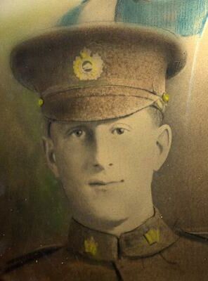 Richard Winter served in the Royal Engineers 1914-1918, and he took part in the battle of Vimy Ridge.