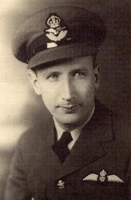 Ken Chambers. Flying Officer with the Royal Canadian Air Force. Served initially as a mechanic then as a pilot, from 1940 to 1945.