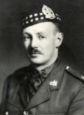 Frank Herbert "Herb" Chisholm, Jr. Served with the Lorne Scots in North Africa as Canadian personnel attached to British 5th Army.