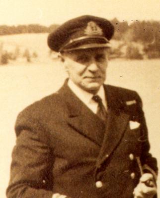 Grenville Roy Finch-Noyes. With the Royal Canadian Navy during World War II while on onshore service in Halifax.
