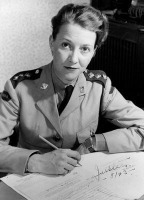 Agnes Forster. Captain, Canadian Women's Army Corps.