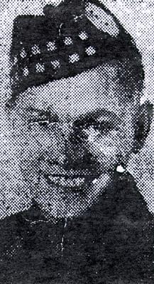 Francis Heath. Staff Sergeant, Corps Military Staff, Ottawa.