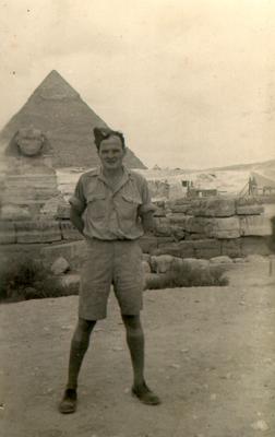 Alan G. Reith. Aircraftsman R.62686, with the Royal Canadian Air Force, in Egypt. Lived his last years in Oakville.