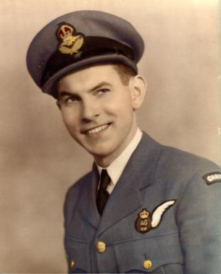 Norm Thacker. Officer Commanding, Royal Canadian Air Force, at the #10 Bombing and Gunnery School in Mount Pleasant, Prince Edward Island.