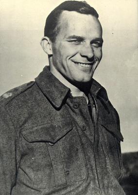 Denis Whitaker. Served with the Royal Hamilton Light Infantry. Awarded two Distinguished Service Orders. Appointed commander of the 3rd Canadian Infantry Brigade, retiring with the rank of Brigadier-General in 1951.