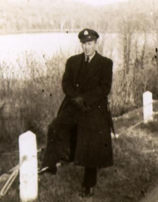 Jack Wyndham. In Boucherville, Quebec, 1942. Radio Navigator for the Royal Air Force Ferry Command.