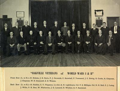 Oakville Veterans of World Wars I & II