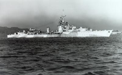 The destroyer HMCS Athabaskan