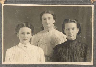 Three young women