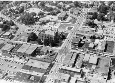 Aerial view of Orillia