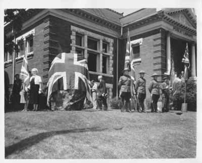 Steele Memorial unveiling ceremony