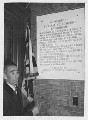 Plaque in St. James Church, Orillia