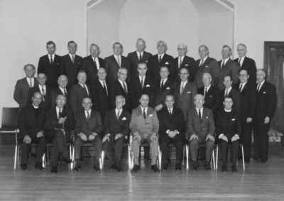 Dr. Eric Beggs and members of the Orillia Presbyterian Church