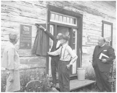 Official opening of Woodrow Homestead