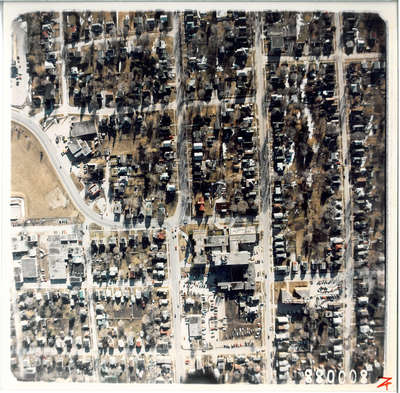 Aerial photograph of Orillia