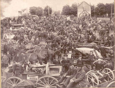 Local scene at the market square