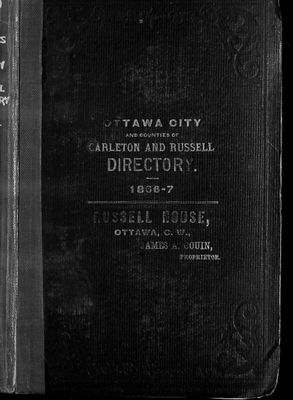 1866-67 Ottawa City Directory