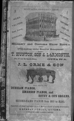 1874-75 Ottawa City Directory