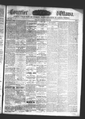 Le Courrier d'Ottawa, 8 Jan 1862