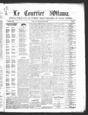 Le Courrier d'Ottawa, 16 Jul 1863