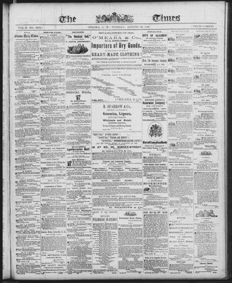 Ottawa Times (1865), 13 Aug 1867