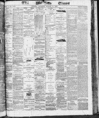 Ottawa Times (1865), 11 Aug 1870