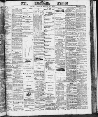 Ottawa Times (1865), 15 Aug 1870