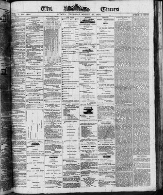 Ottawa Times (1865), 25 Aug 1870