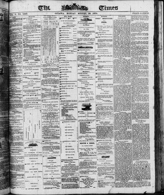 Ottawa Times (1865), 29 Aug 1870