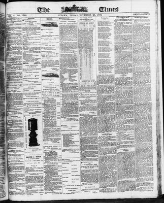 Ottawa Times (1865), 25 Nov 1870