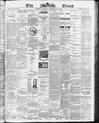 Ottawa Times (1865), 27 Feb 1872