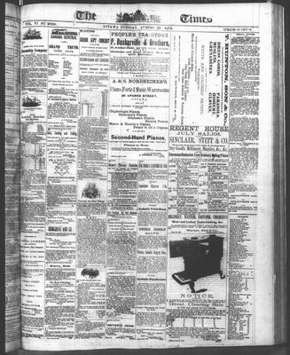 Ottawa Times (1865), 27 Aug 1872