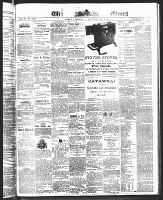 Ottawa Times (1865), 28 Nov 1872