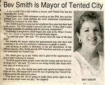 Bev Smith is Mayor of Tented City
