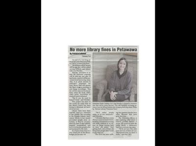 No more library fines in Petawawa