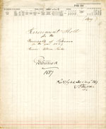 1887 Assessment Roll for the Township of Petawawa