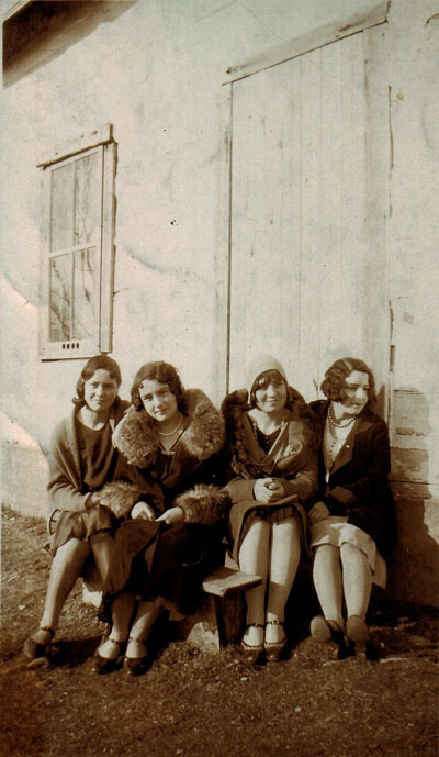 Florence Clouthier and the Girls