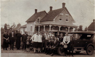 Clouthier Family Portrait at Doran Street Home