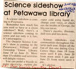 Science sideshow at Petawawa Public Library