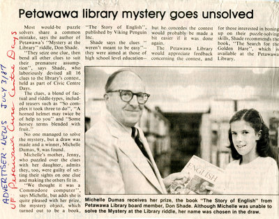 Petawawa library mystery goes unsolved