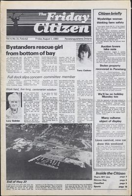 Penetanguishene Citizen (1975-1988), 1 Aug 1980