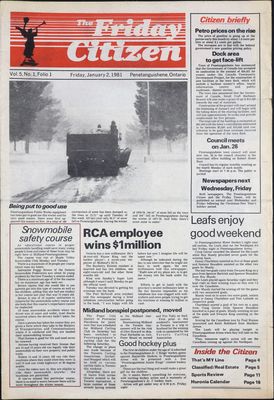 Penetanguishene Citizen (1975-1988), 2 Jan 1981