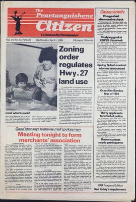 Penetanguishene Citizen (1975-1988), 1 Apr 1981