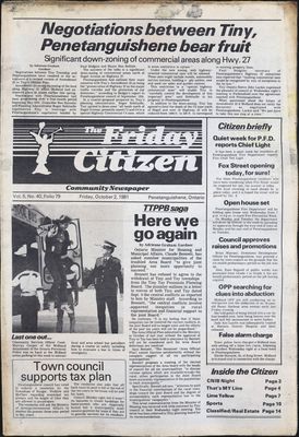 Penetanguishene Citizen (1975-1988), 2 Oct 1981