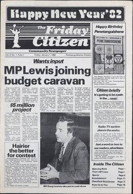 Penetanguishene Citizen (1975-1988), 1 Jan 1982